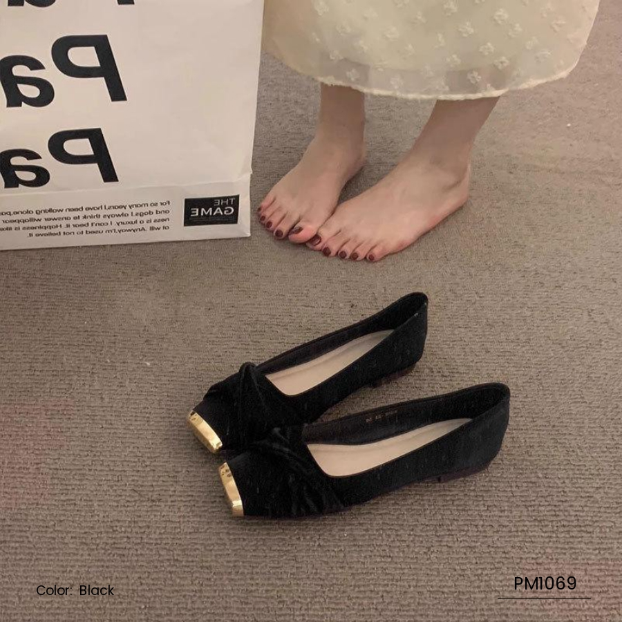 Velour Step Pump Shoe