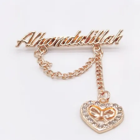 Unique Alhamdulillah brooch Hijab Safety Pin