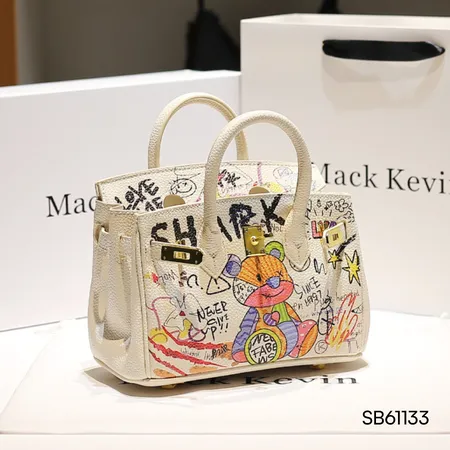 Bear Graffiti Work Shoulder Crossbody Bag