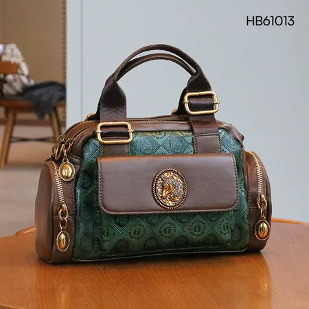 Multi-Flap Pocket Style Casual Handbag