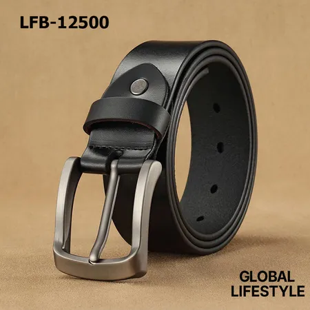 Men's Vintage Pin Buckle Leather Belt
