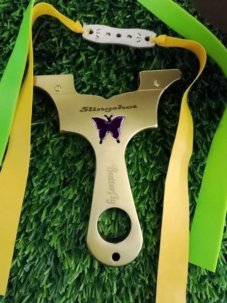 Golden Butterfly Slingshot price in Bangladesh সোনালী বাটারফ্লাই গুলতির দাম 