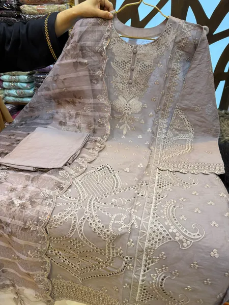 Pakistani Inspired Embroidered Dress Set