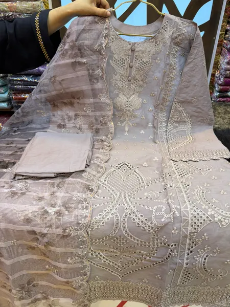 Pakistani Inspired Embroidered Dress Set