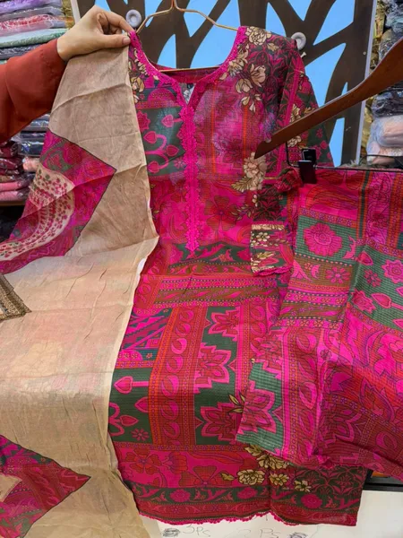 Designer Swizz Cotton Palazzo Set with Printed Palazzo Style