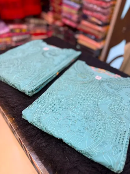 Luxury Swizz Lawn Suit with Rayon Thread Embroidery