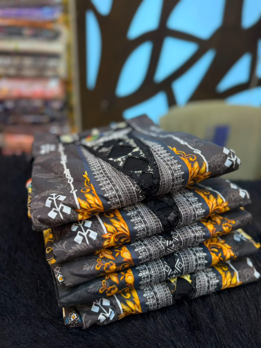 Premium Swizz Lawn Printed Three-Piece Collection
