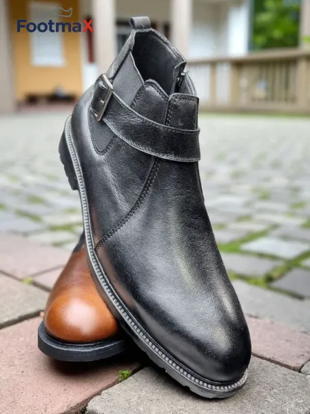 Premium Brown Leather Men’s Boot | Stylish & Durable 