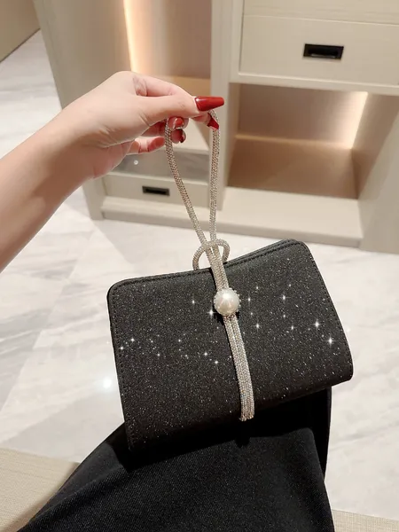 Luxury Sparkling Women's Wrist Clutch Bag