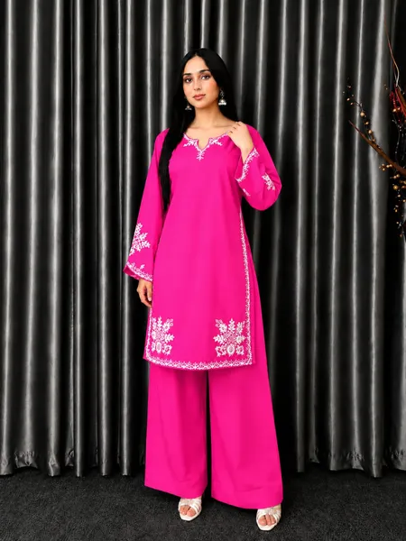 Premium Embroidered Two-Piece Set for Women 