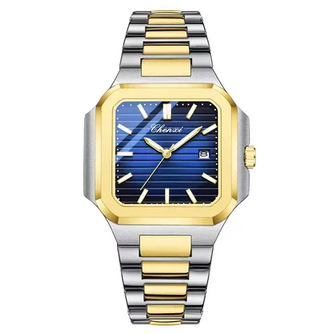 CHENXI Luxury Men's Square Quartz Watch