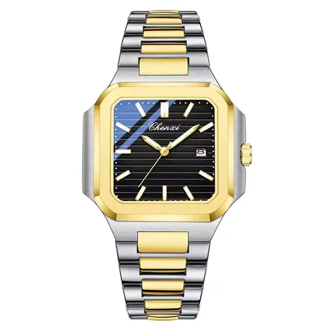 CHENXI Luxury Men's Square Quartz Watch