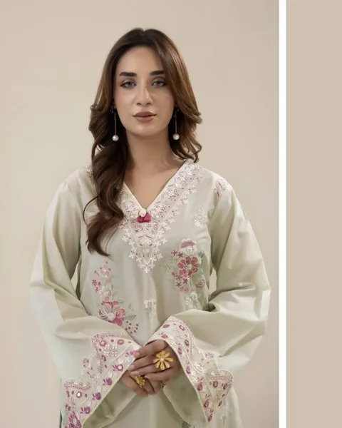 Pakistani Original Adan's Libas Embroidered Coord sets _ Mint
