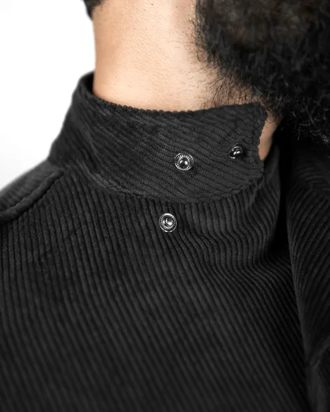 Basics Cord Gilet In Black