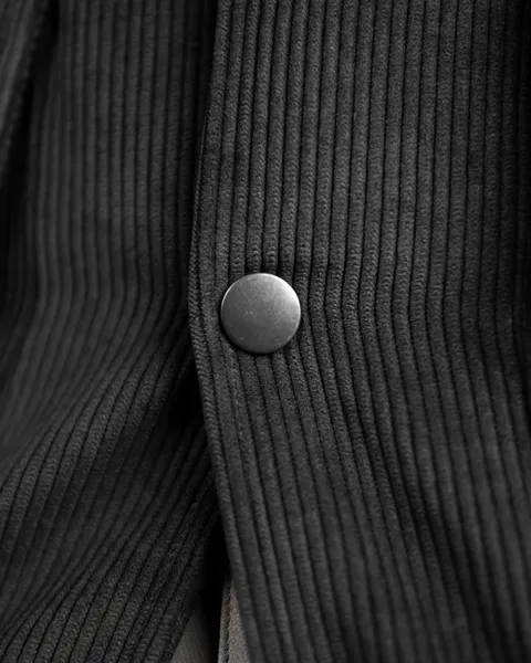 Basics Cord Gilet In Black