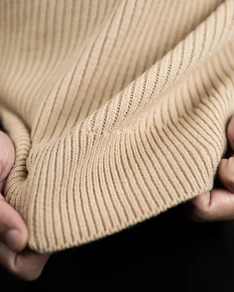 Basics Knitted Jumper in Beige
