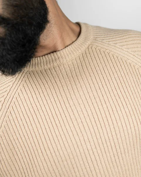 Basics Knitted Jumper in Beige