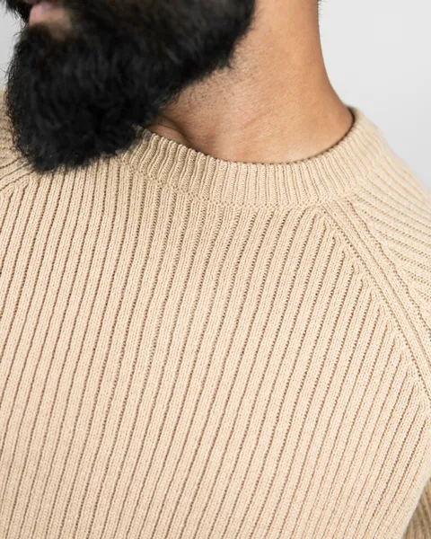Basics Knitted Jumper in Beige