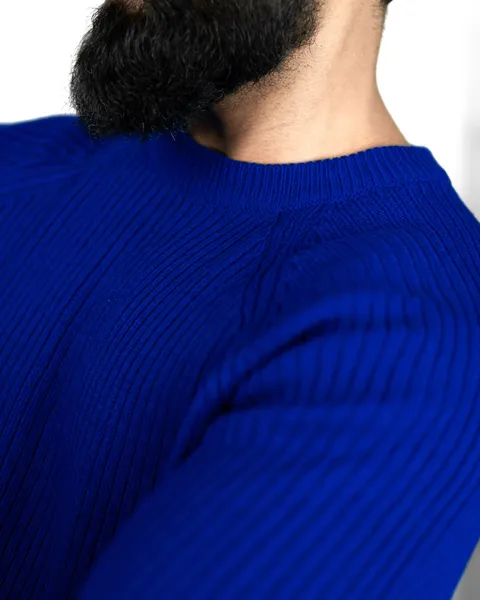 Basics Knitted Jumper in Royal Blue