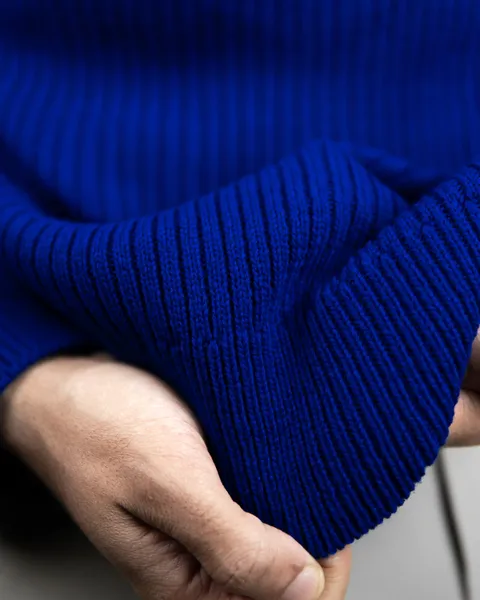 Basics Knitted Jumper in Royal Blue