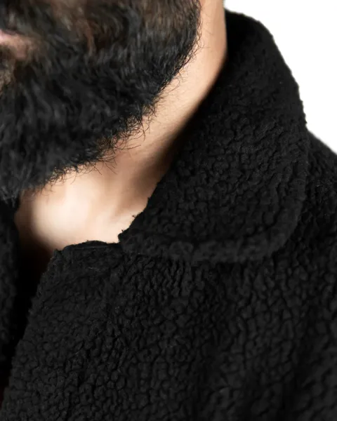 Basics Sherpa Jacket V3 in Black Colourway