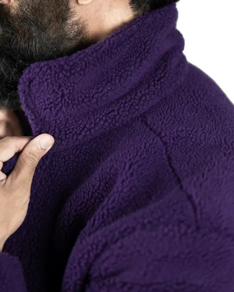 Basics Sherpa Jacket V3 in Violet Colourway