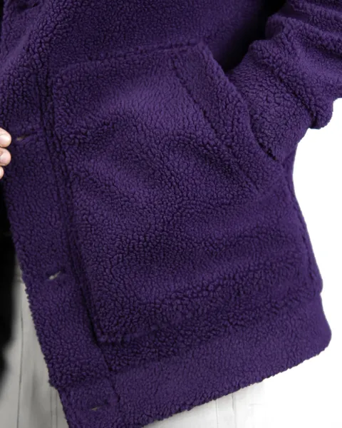 Basics Sherpa Jacket V3 in Violet Colourway