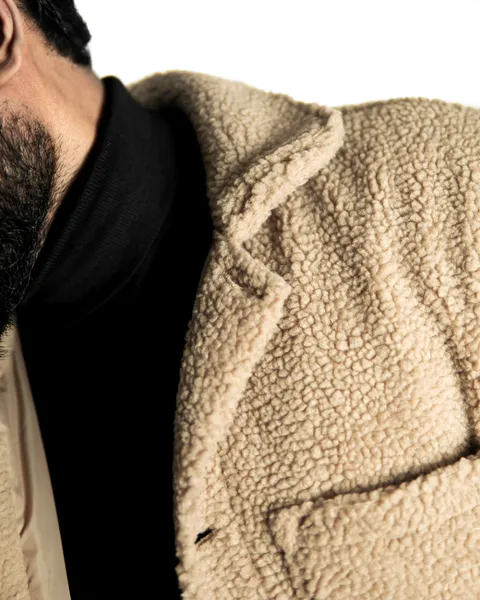 Basics Sherpa Jacket V4 in Beige Colourway