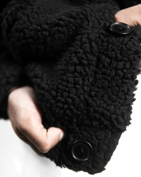 Basics Sherpa Jacket V4 in Black Colourway