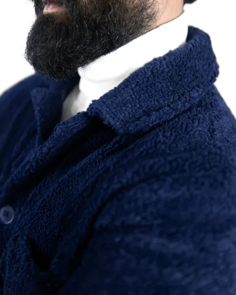 Basics Sherpa Jacket V4 in Navy Colourway