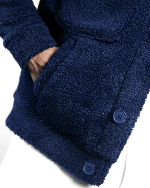 Basics Sherpa Jacket V4 in Navy Colourway