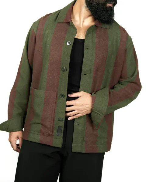 Basics Workshirt in Retro Striped
