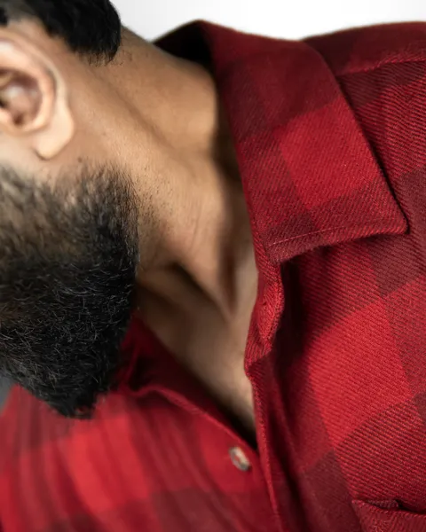 Basics Workshirt in Vintage Crimson Check