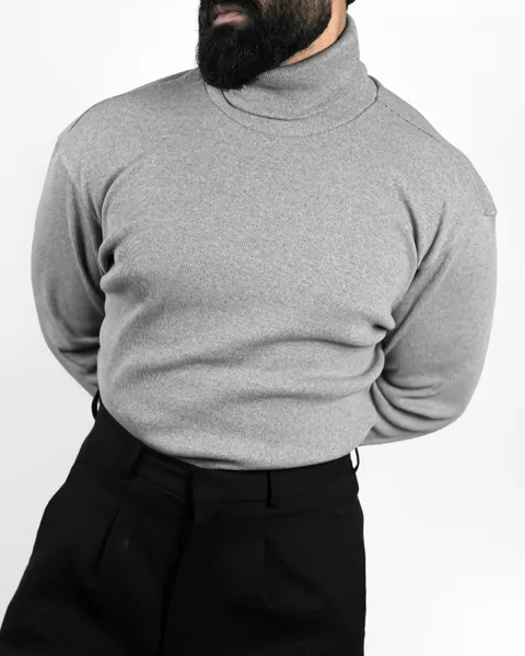 Basics Turtleneck in Grey