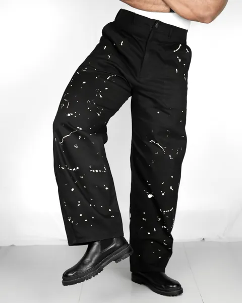 Basics Highwaisted Painters Pants in Black