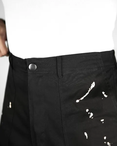 Basics Highwaisted Painters Pants in Black