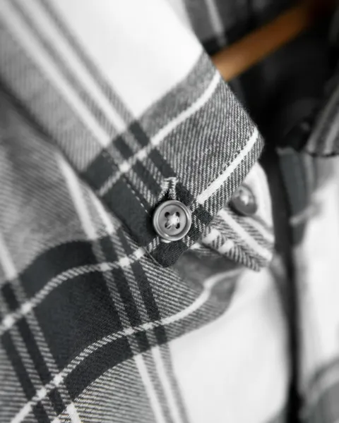Basics Plaid Flannel Shirts in Retro Gray Colourway