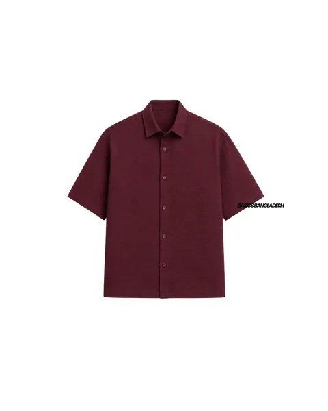 Basics Resort Shirts In Maroon