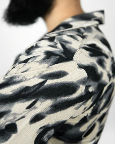 Basics Cuban Shirts in Abstract Colourway