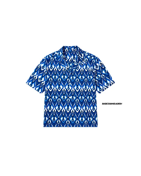 Basics Cuban Shirts in Ankara Print Colourway