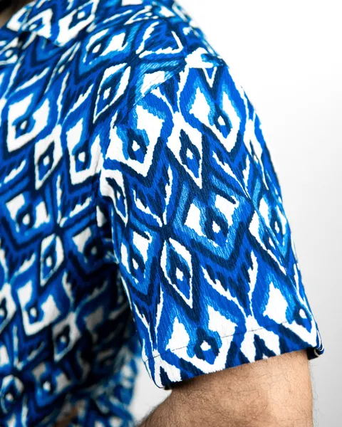 Basics Cuban Shirts in Ankara Print Colourway