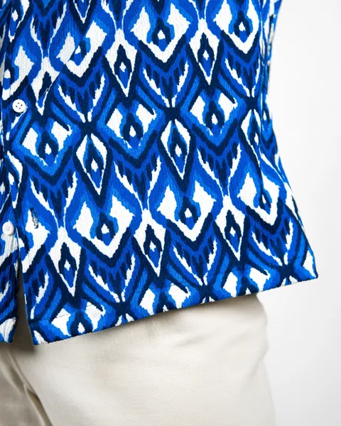 Basics Cuban Shirts in Ankara Print Colourway