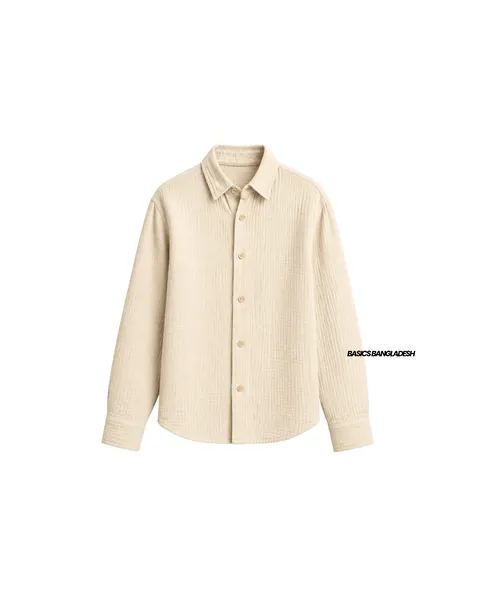 Basics Solid Shirts in Tan Colourway