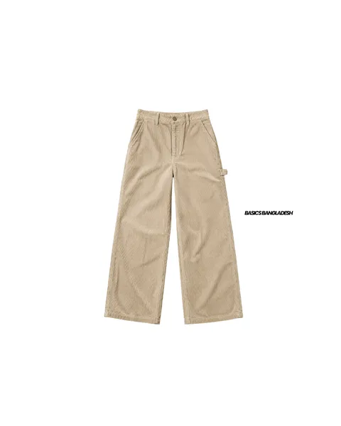 Basics Highwaisted Carpenter Pants in Tan