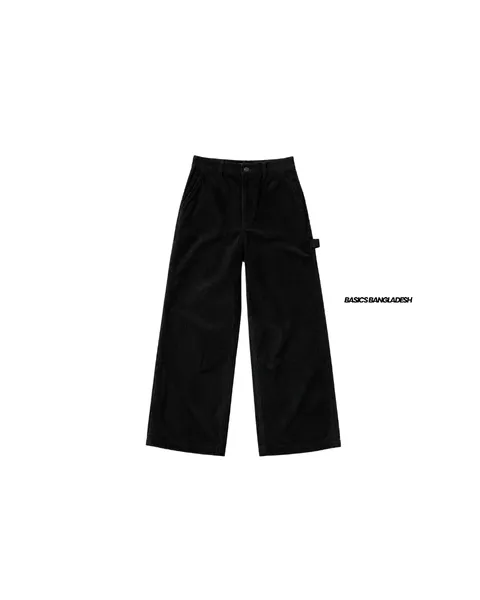 Basics Highwaisted Carpenter Pants in Classic Black