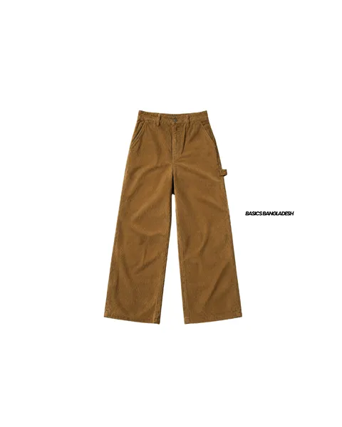 Basics Highwaisted Carpenter Pants in Classic Brown