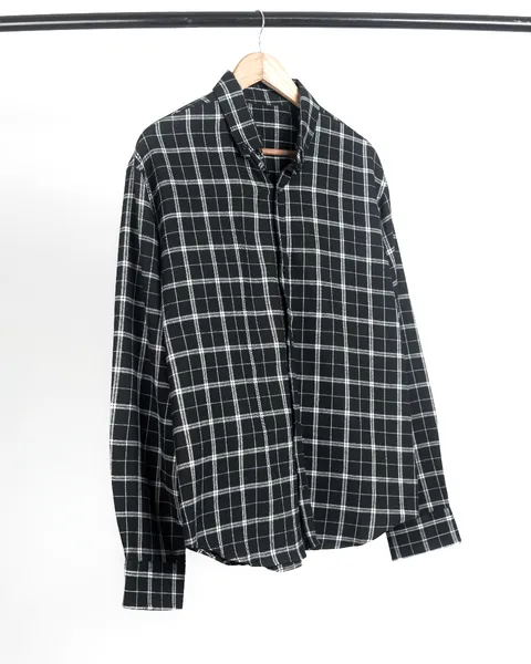 Basics Plaid Flannel Shirts in Onyx Colourway