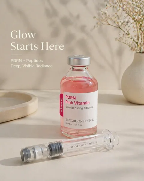 SUNGBOON EDITOR PDRN Pink Vitamin Glow Boosting Ampoule (40ml)