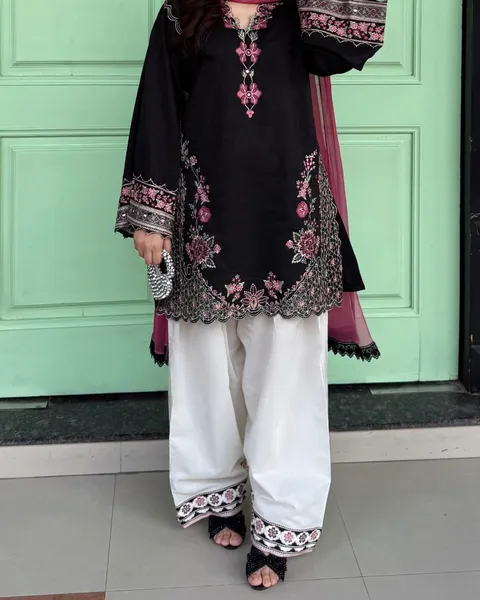 Premium Embroidered Two-Piece Set for Women 
