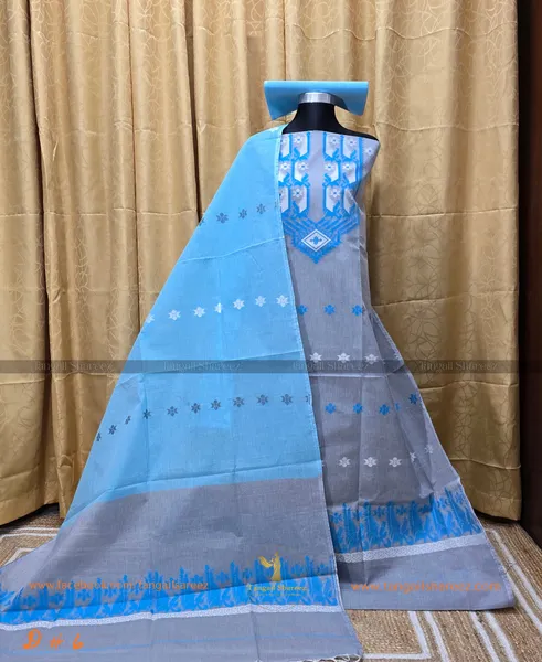 Jamdani Three Piece ( Unstitched ) D # 6